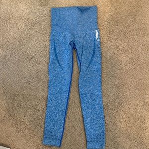 Blue Gymshark Original Seamless Leggings